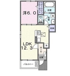 パープルチェッロの物件間取画像